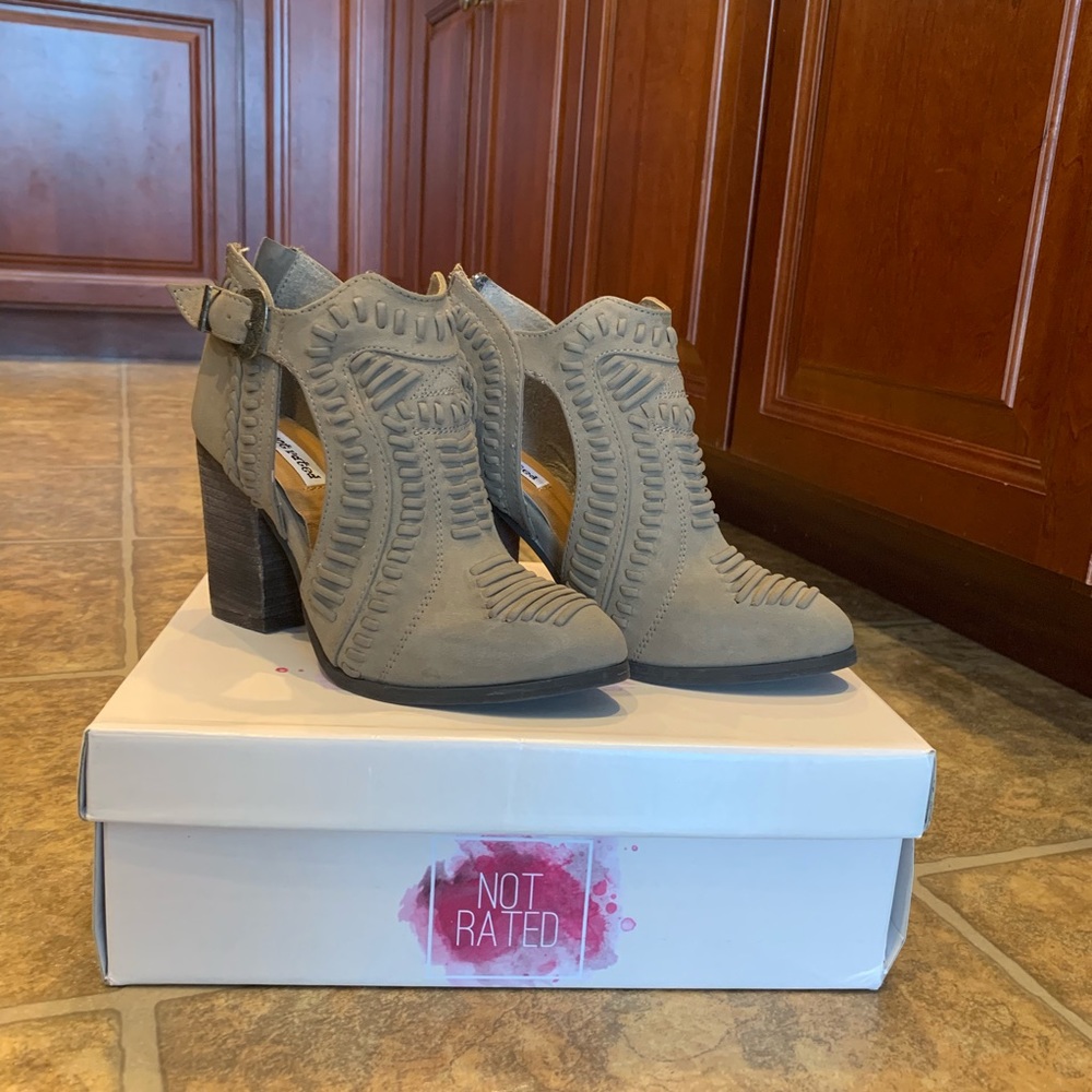 Not Rated Booties with heel.